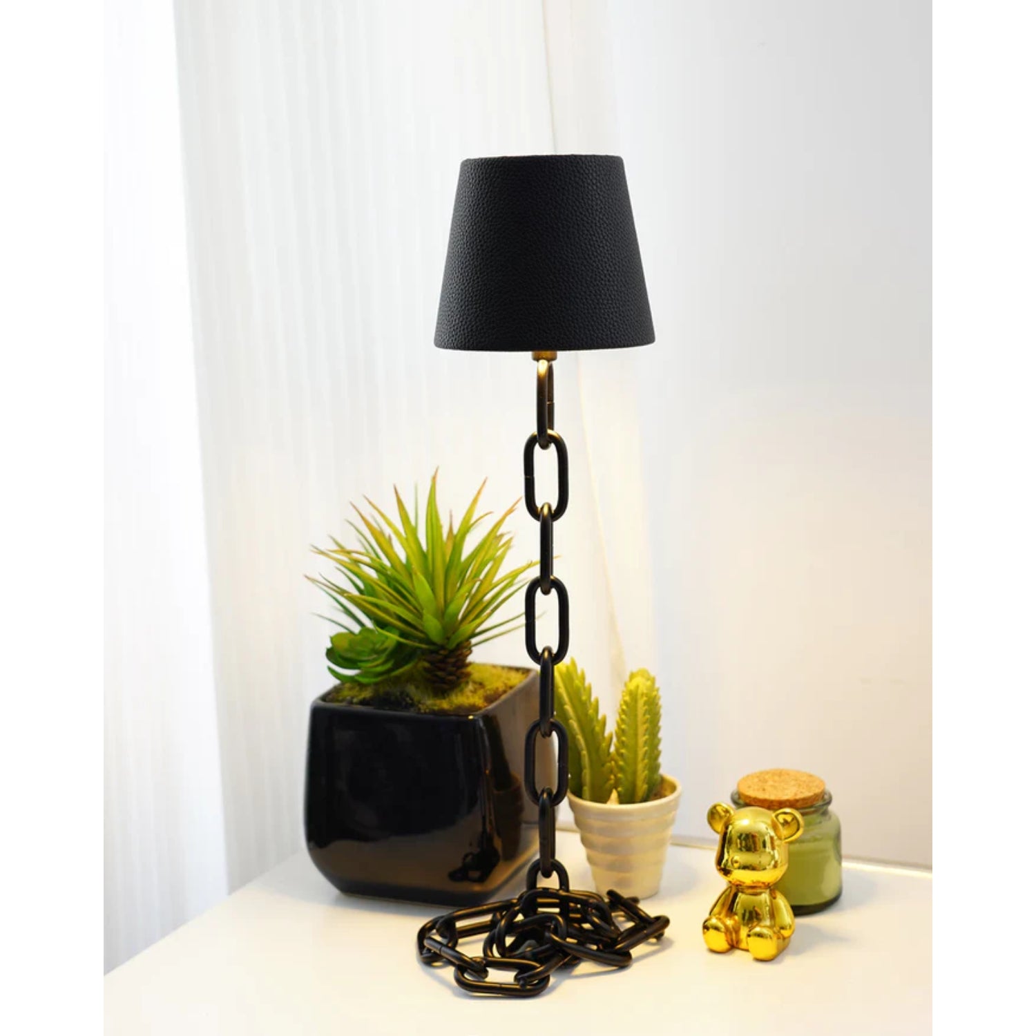 Catena luminosa lampada da tavolo