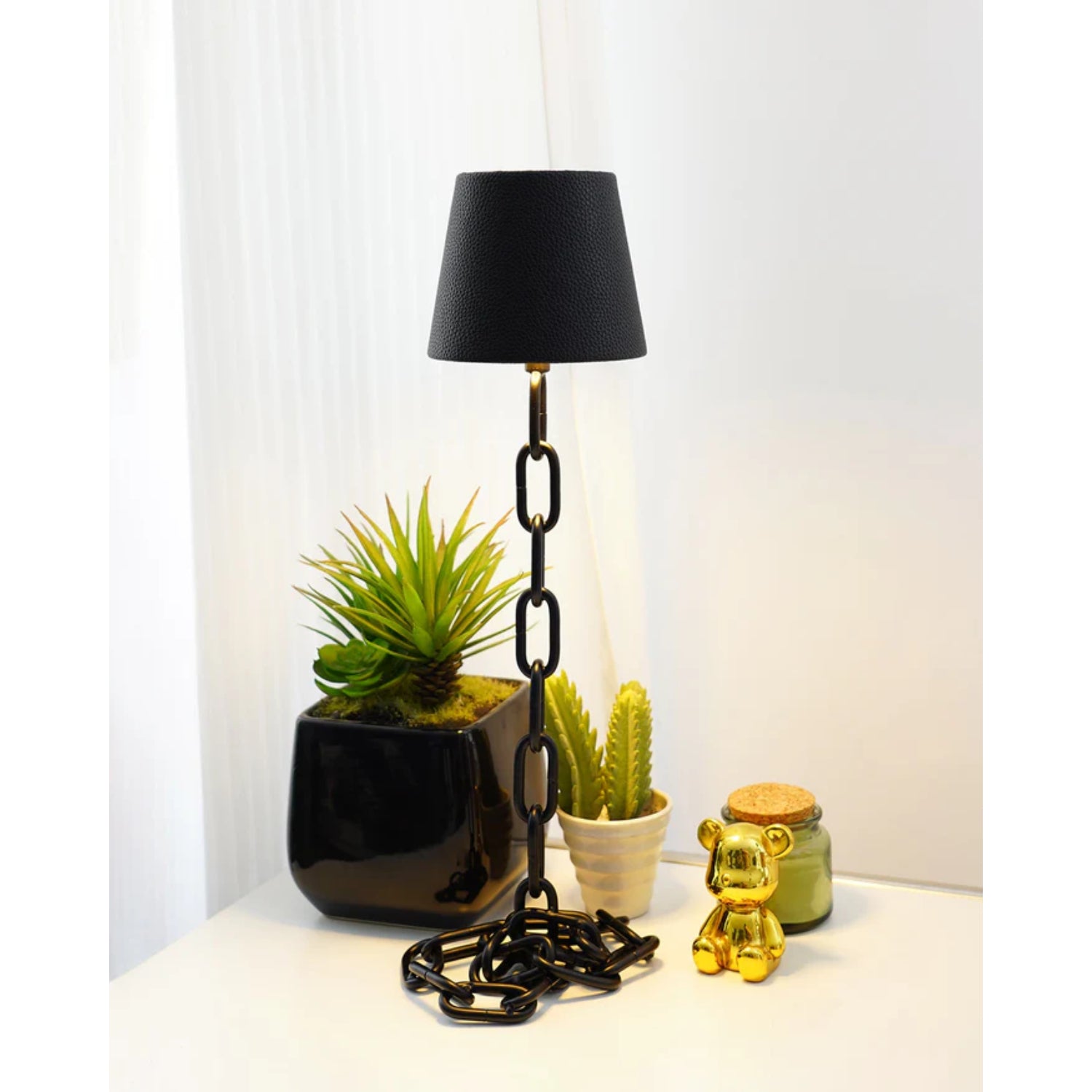 Catena luminosa lampada da tavolo