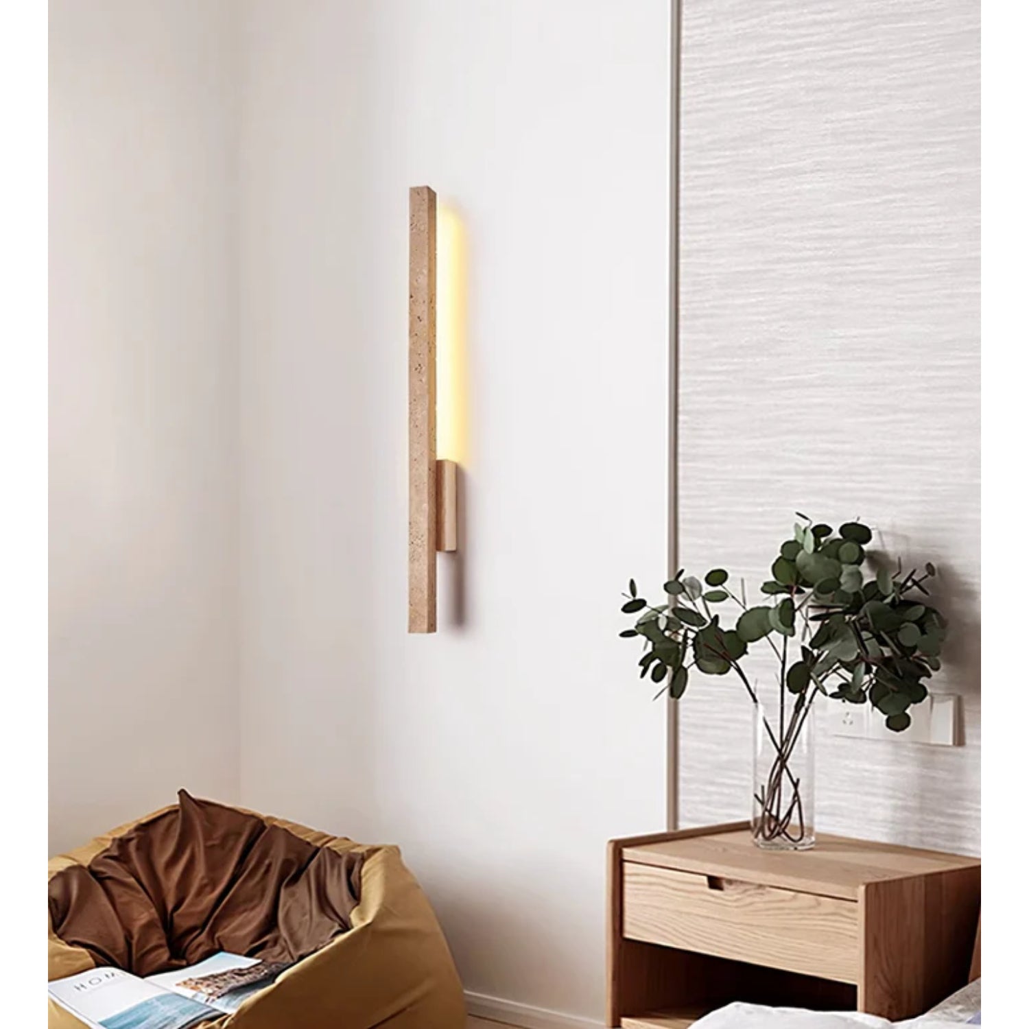 Melicon Natuursteen Wandlamp