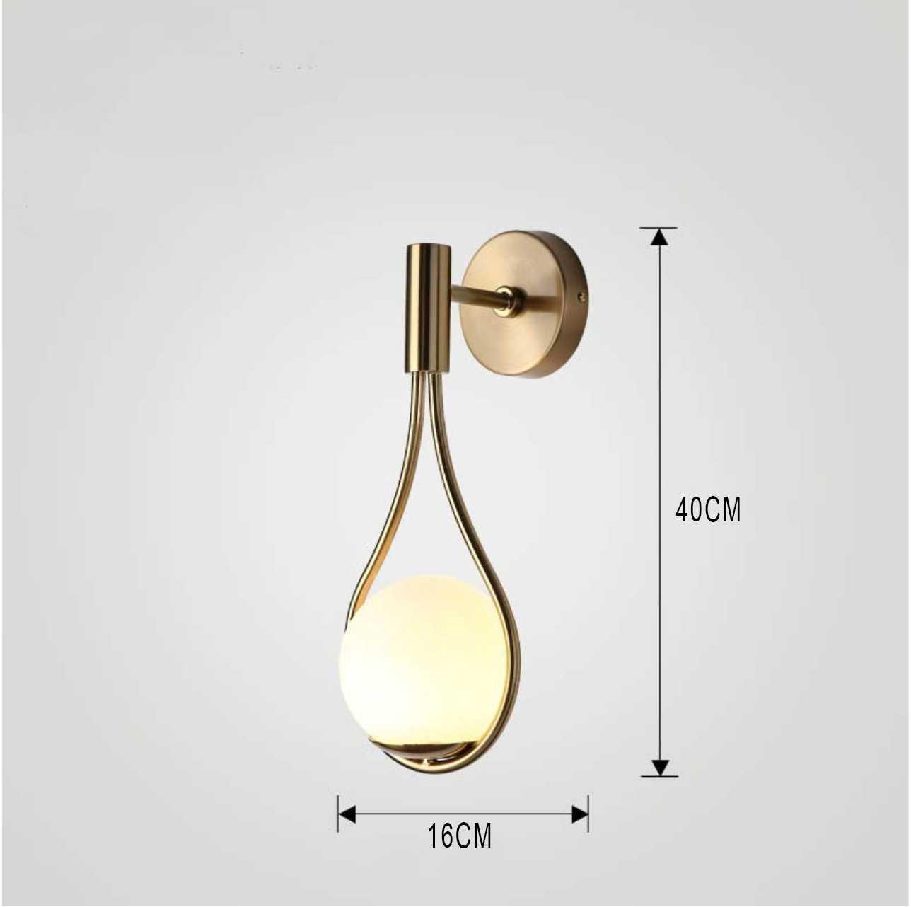 Lyvi Druppel Design Wandlamp