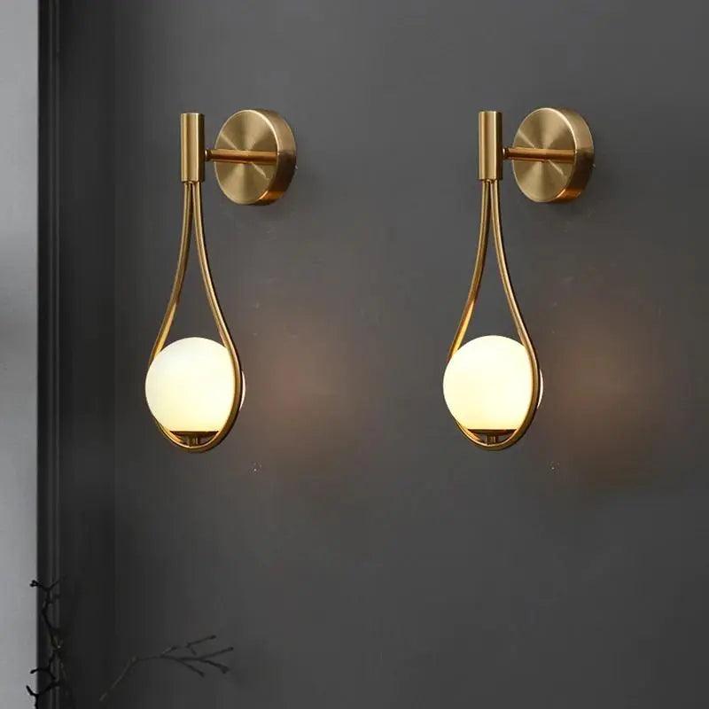 Lyvi Druppel Design Wandlamp