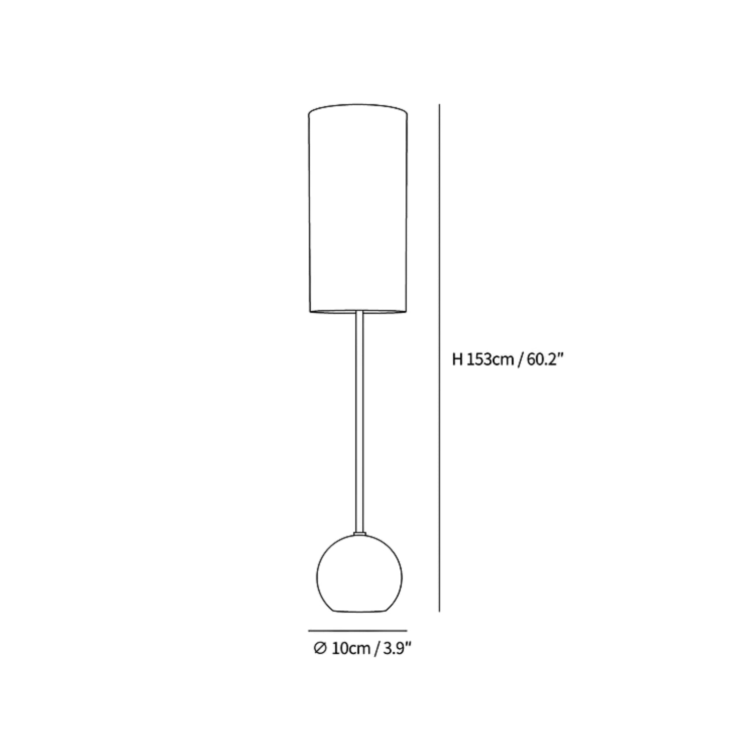 Lampada da pavimento Orebis