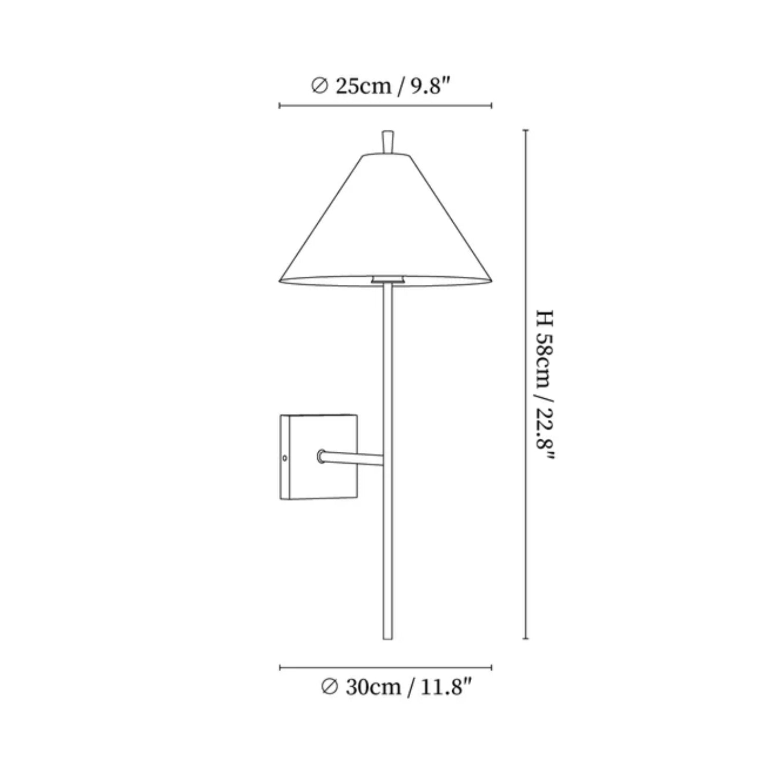 Lampada da parete Elmesy