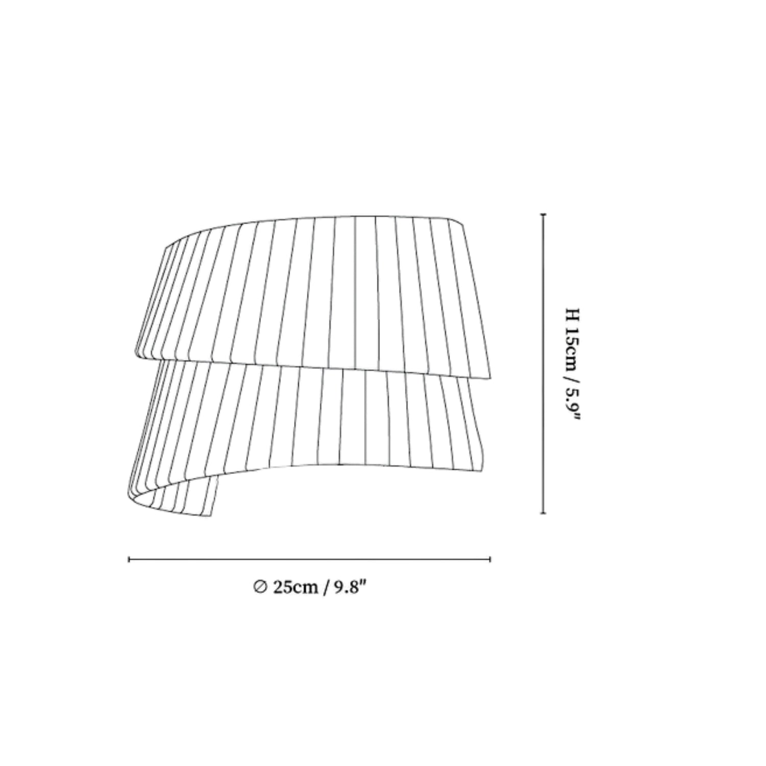 Lampada a stelo Melo Twist Japandi