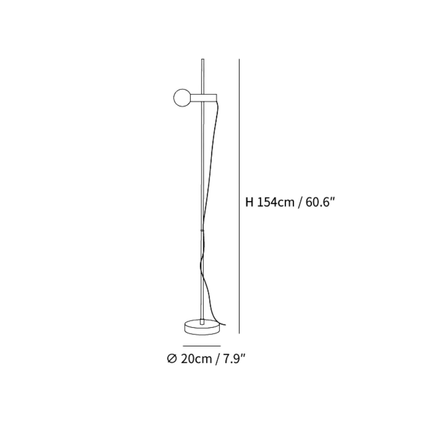 Lampada da pavimento Sefeso