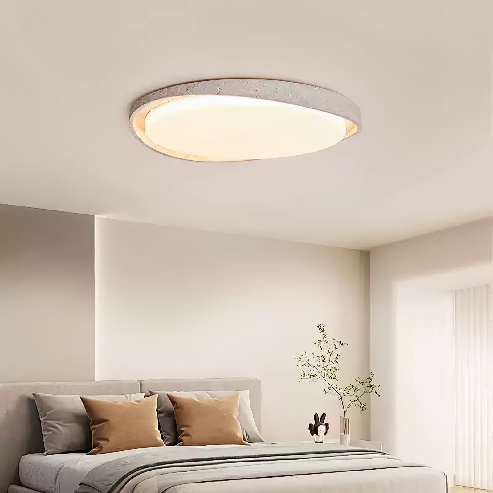 Aruz Wave Natuursteen Plafondlamp