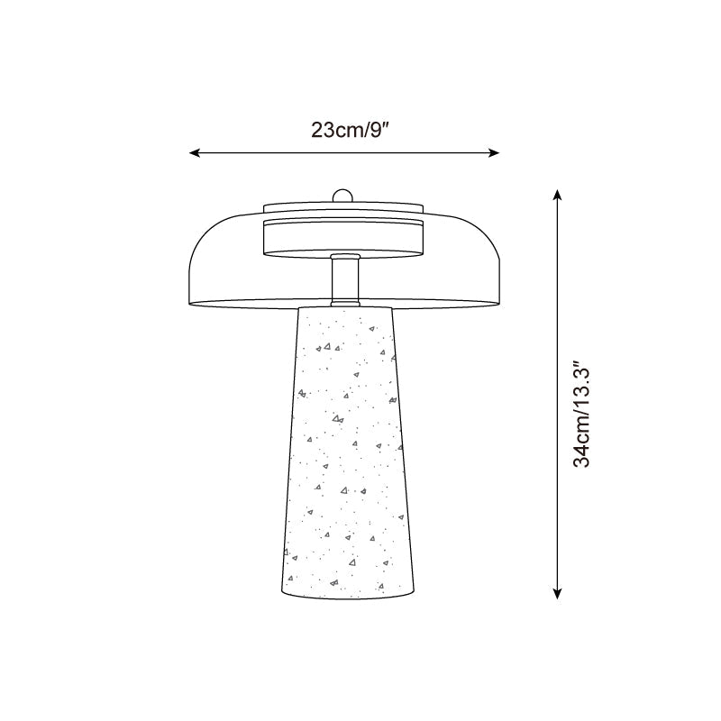 Dorevan Natuursteen Tafellamp