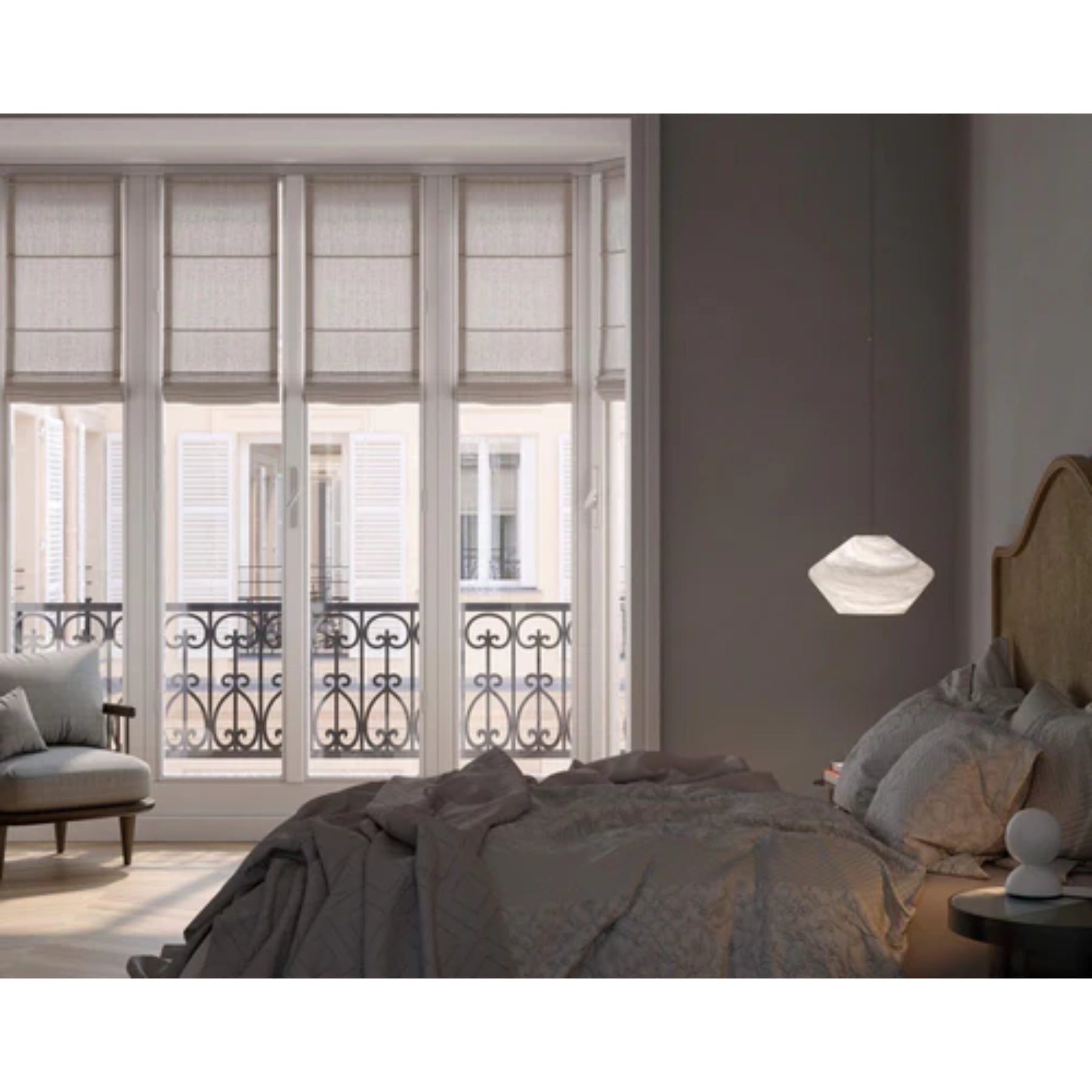 Venyl Albasten Hanglamp