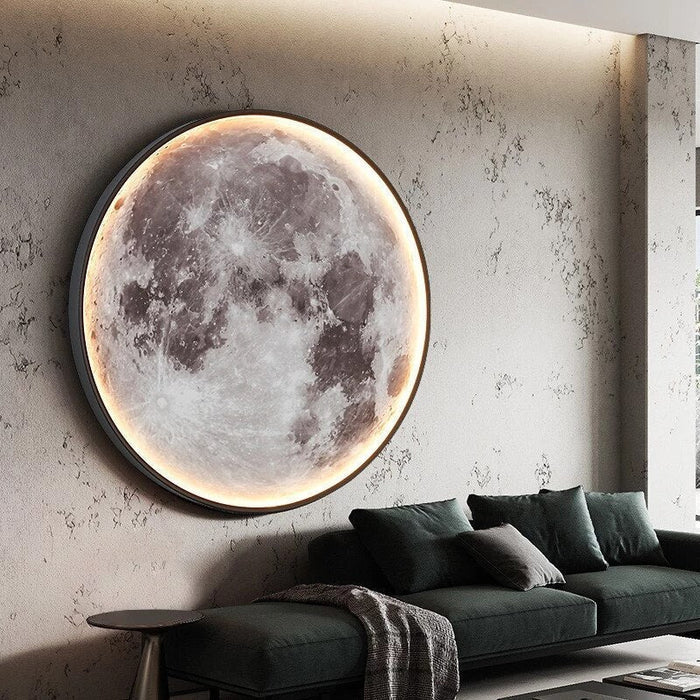 Eclipse Maanontwerp Wandlamp