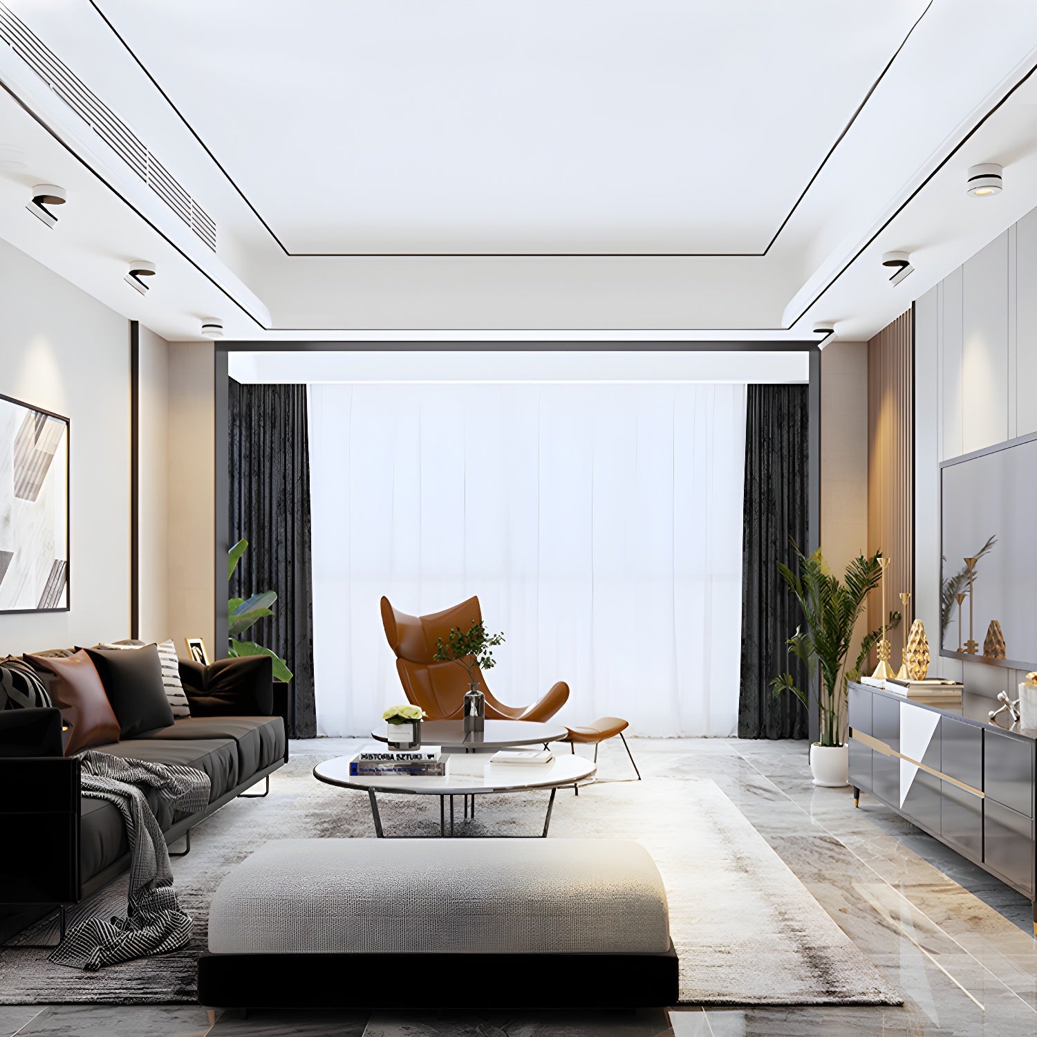 Lymza Lampada da Soffitto Spotlight