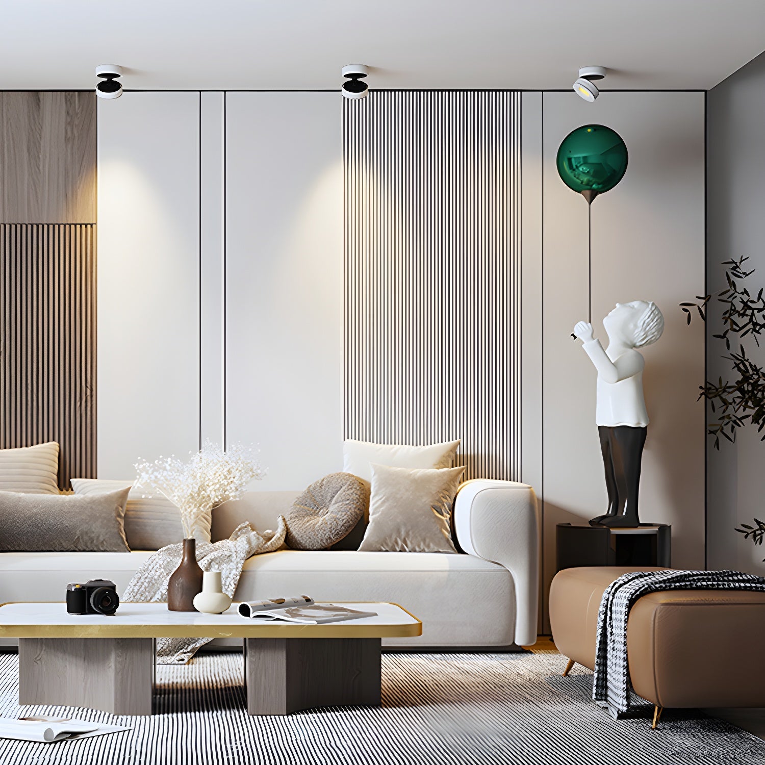 Lymza Lampada da Soffitto Spotlight