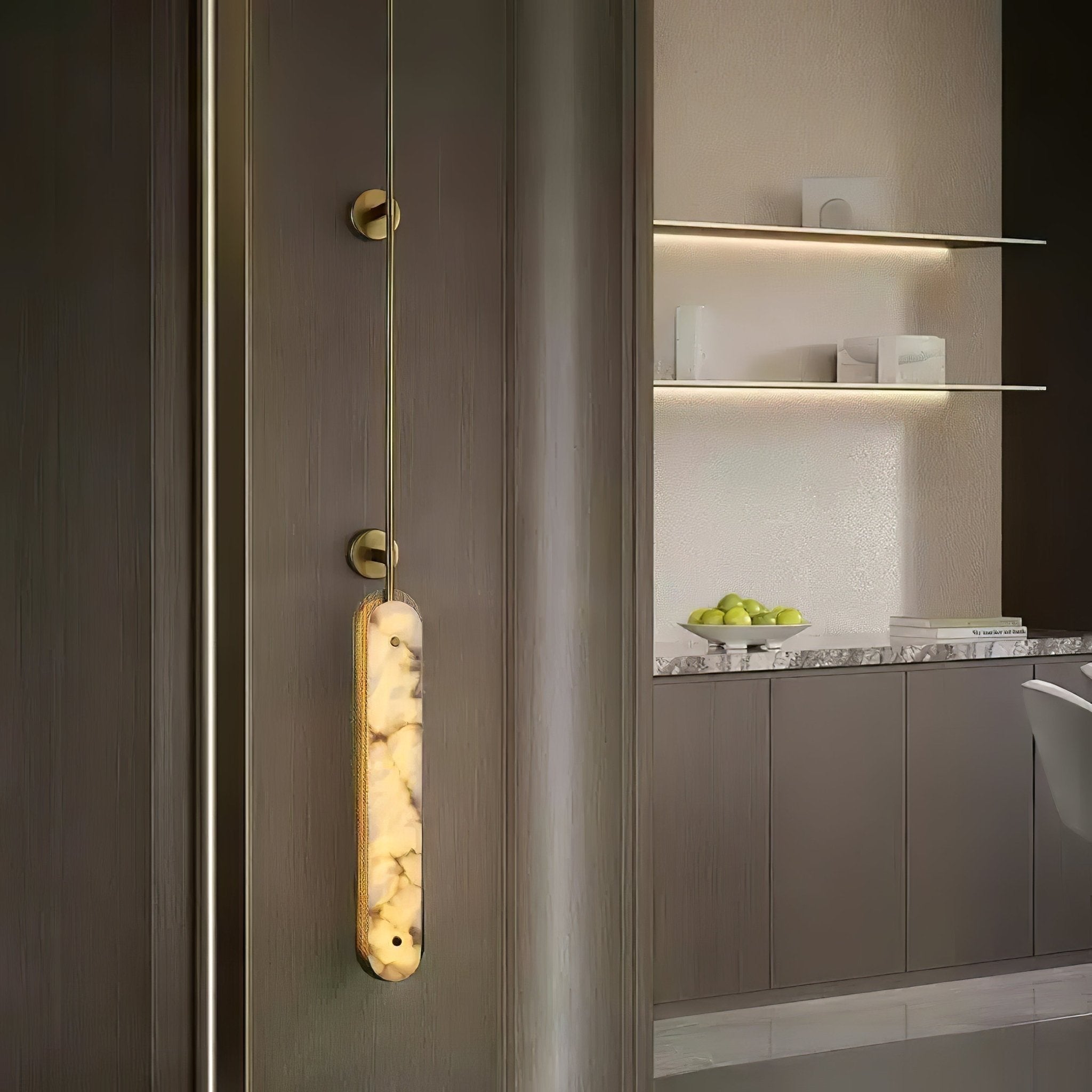 Melyse Albasten Wandlamp