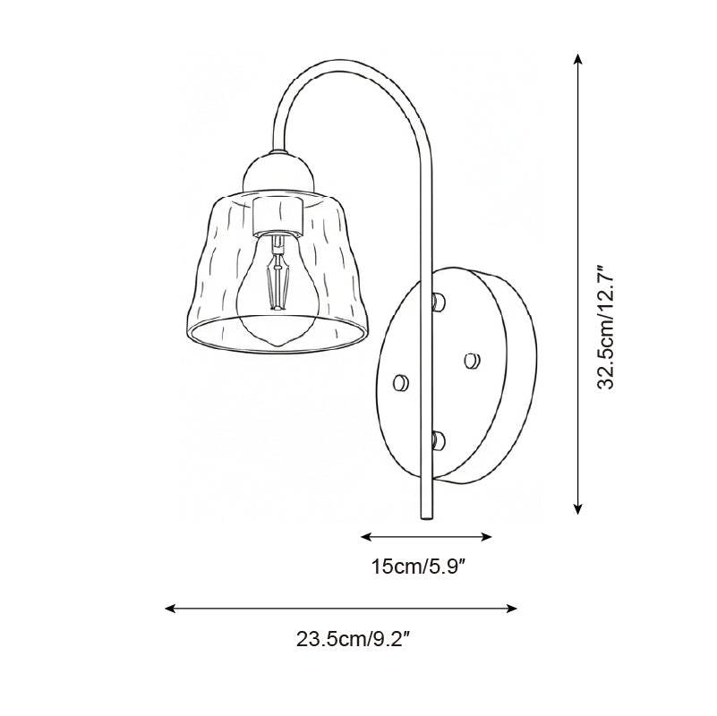 Lampada da parete Lysbelo