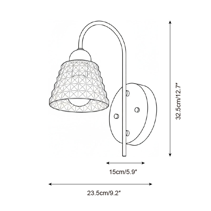 Lampada da parete Lysbelo