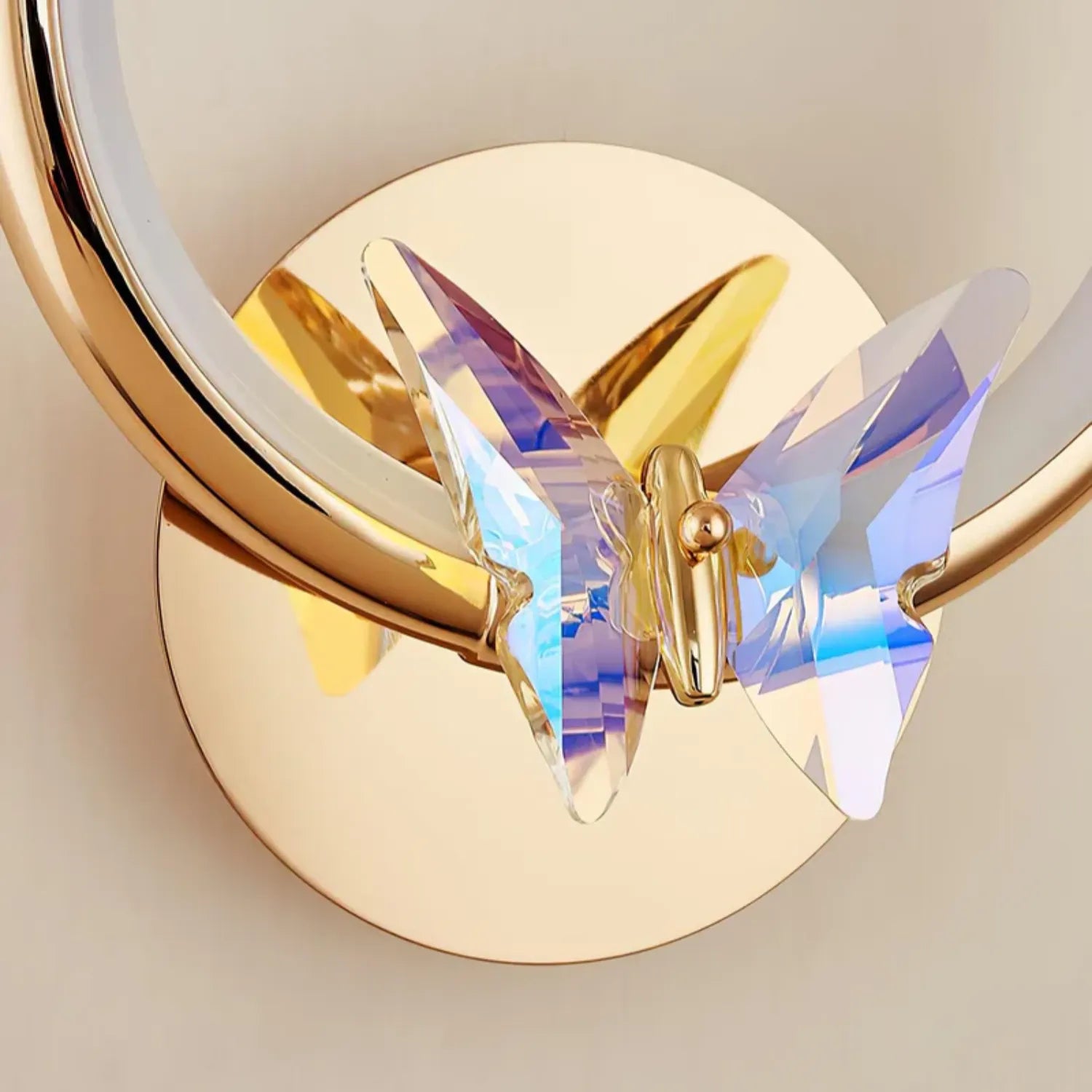 Lampada da parete ad anello