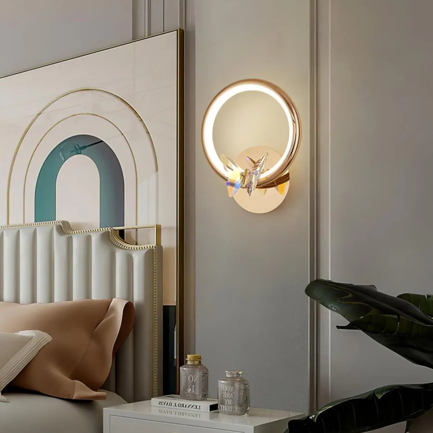 Lampada da parete ad anello