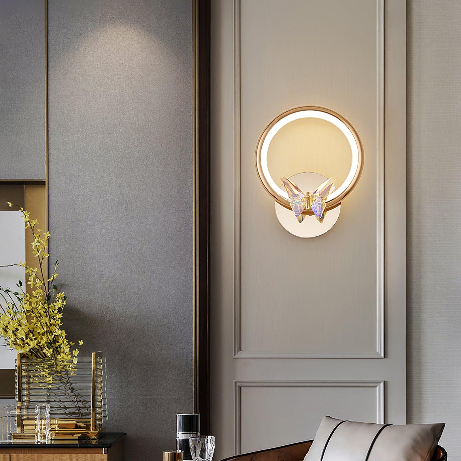 Lampada da parete ad anello