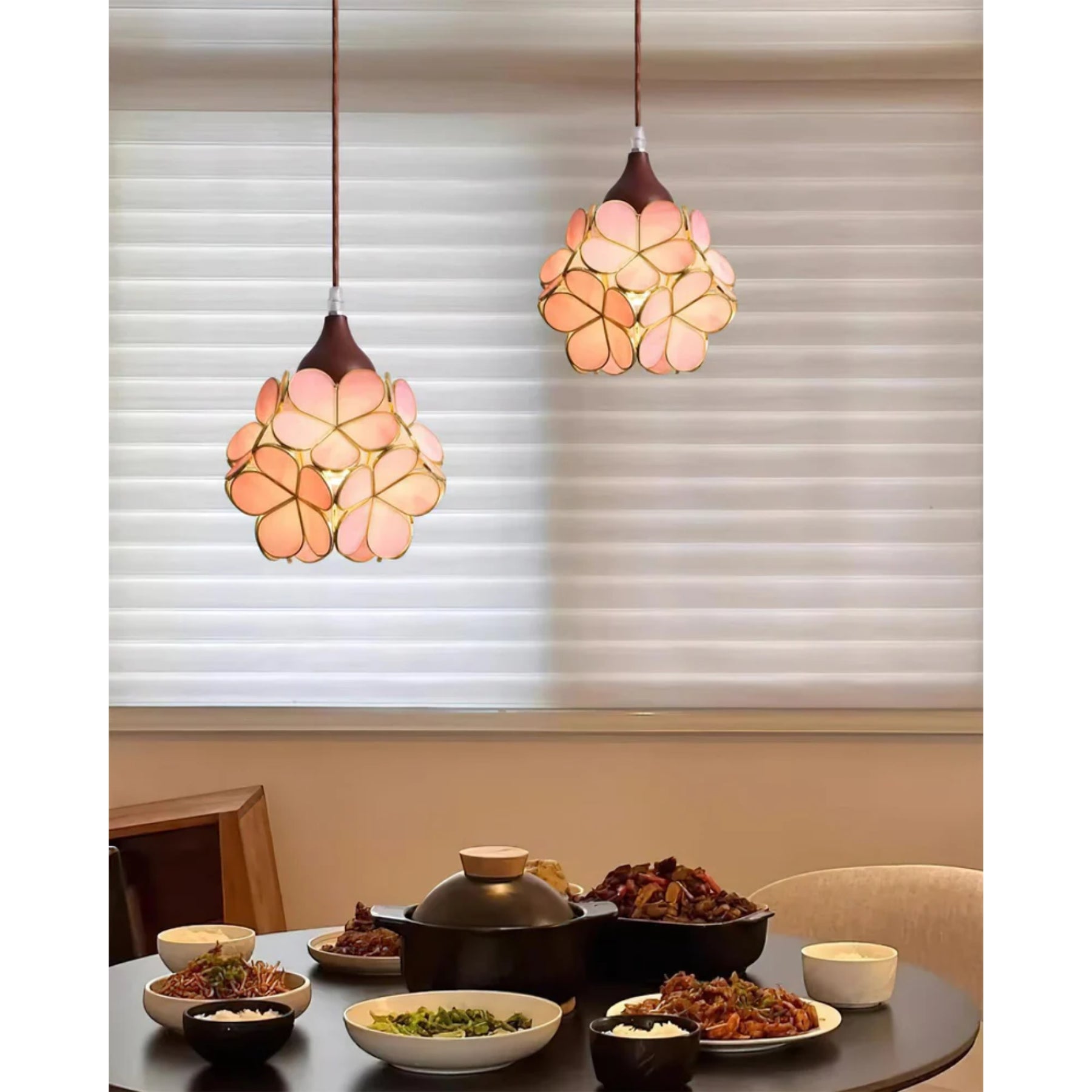 Veravo Flower Houtdesign Hanglamp