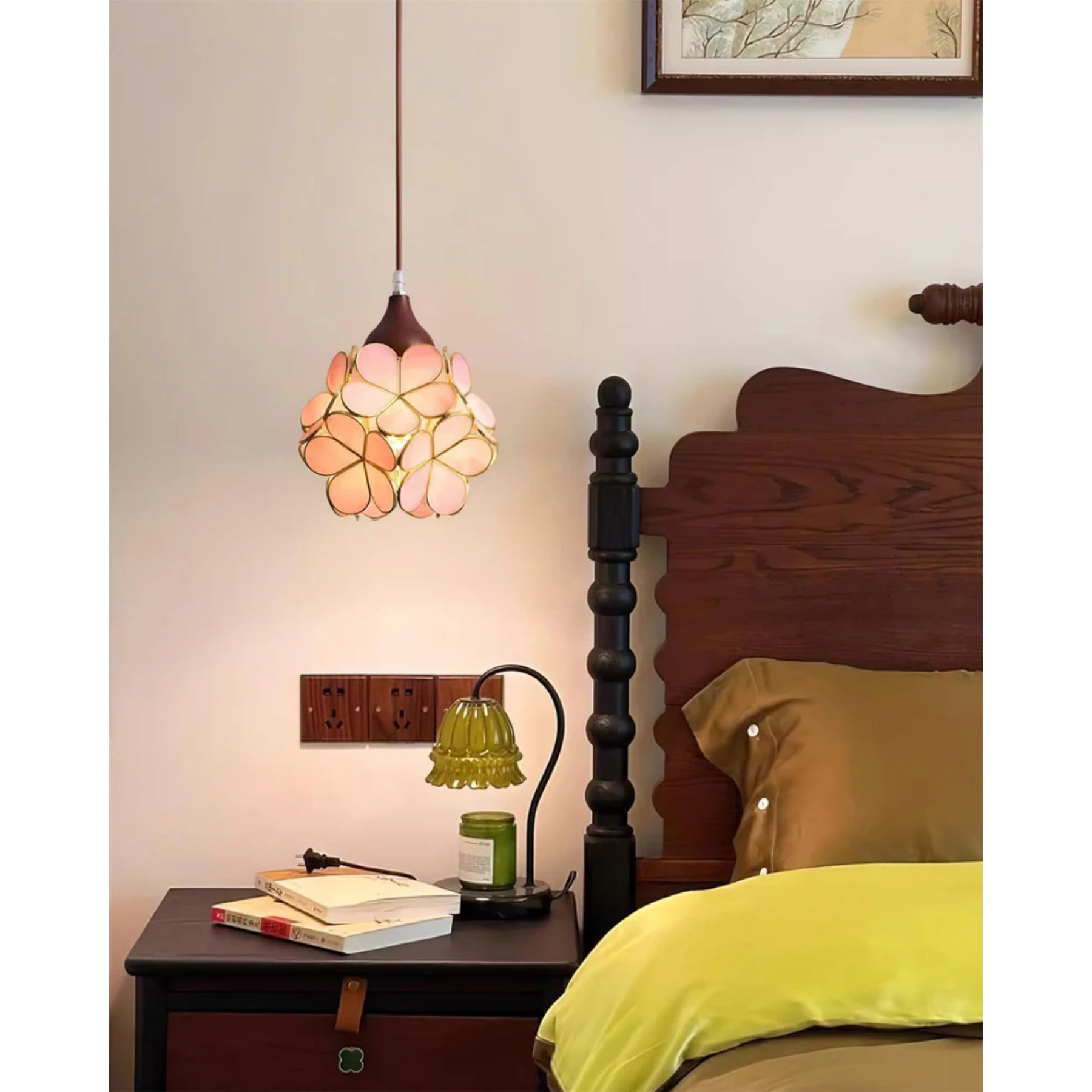 Veravo Flower Houtdesign Hanglamp