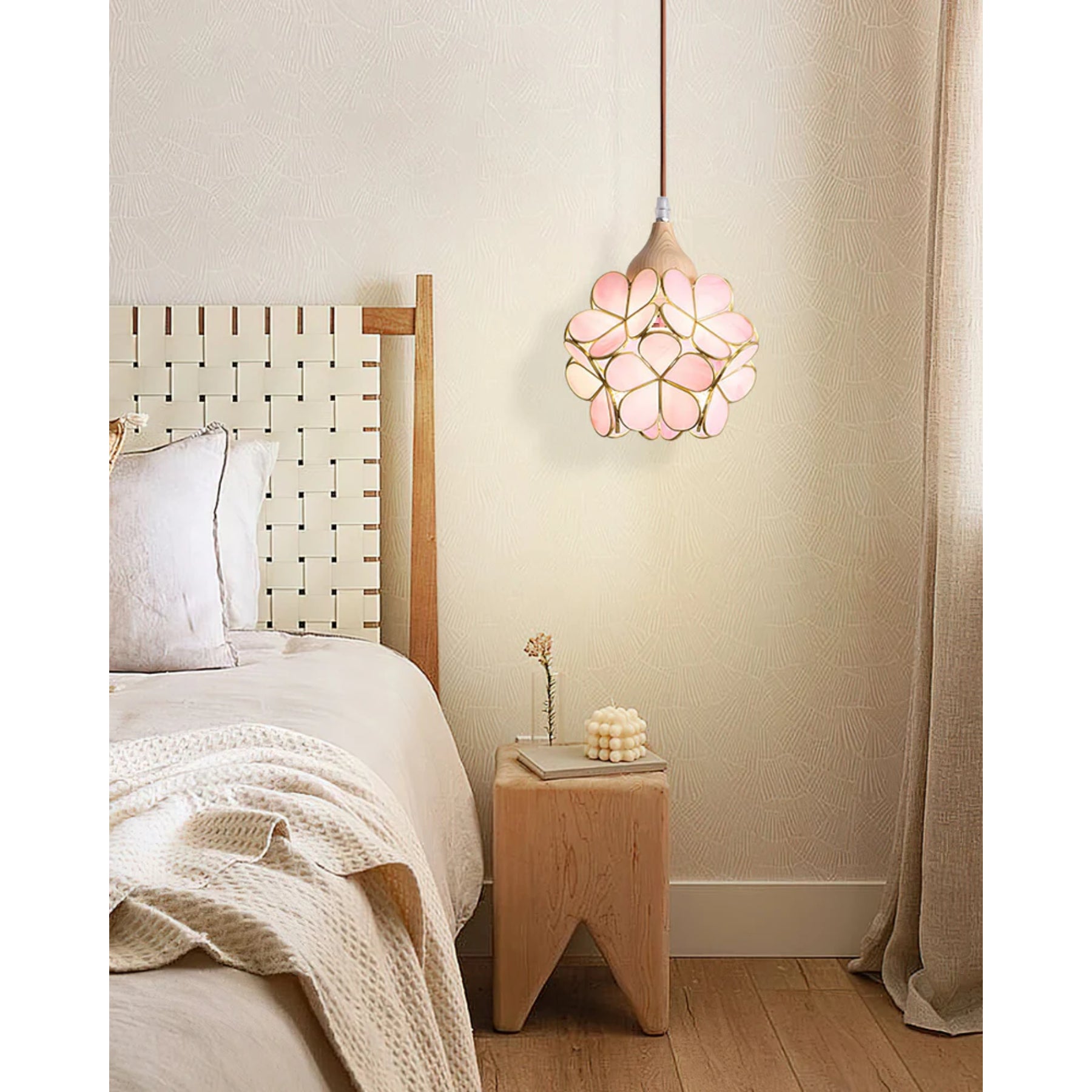Veravo Flower Houtdesign Hanglamp
