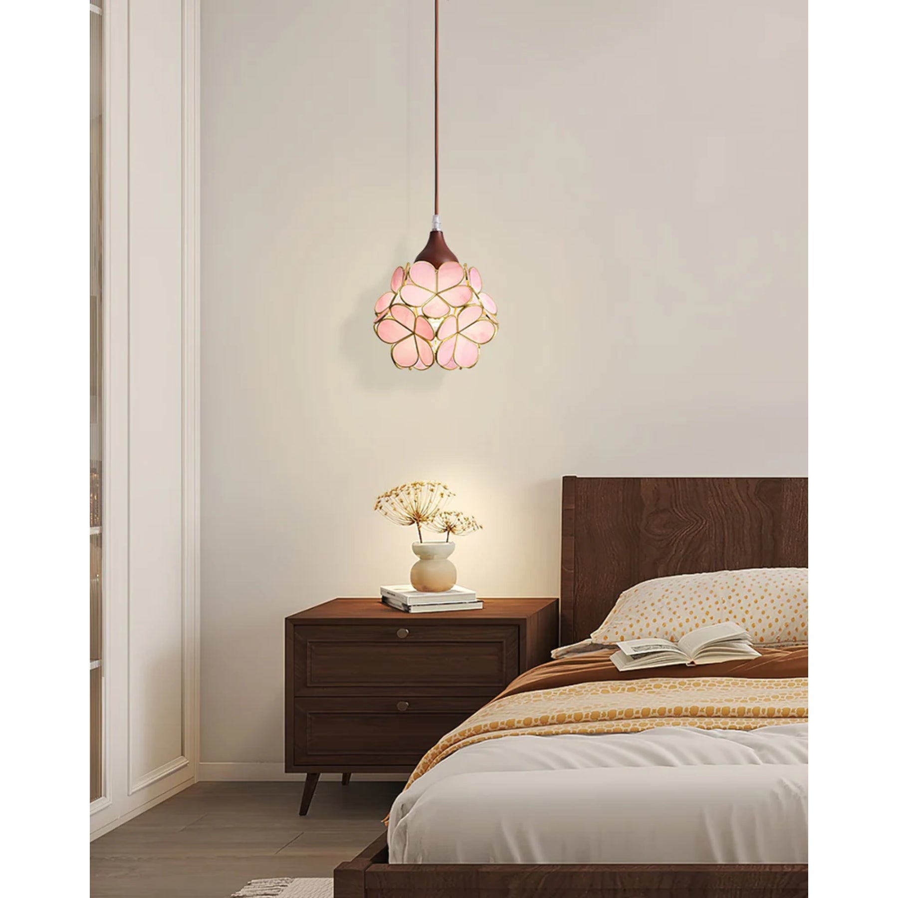 Veravo Flower Houtdesign Hanglamp