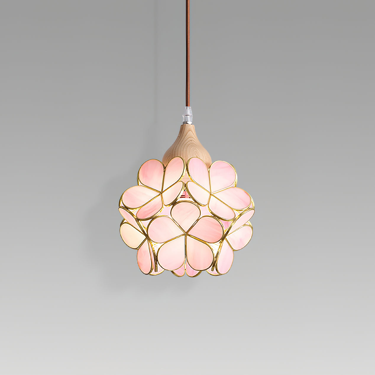 Veravo Flower Houtdesign Hanglamp