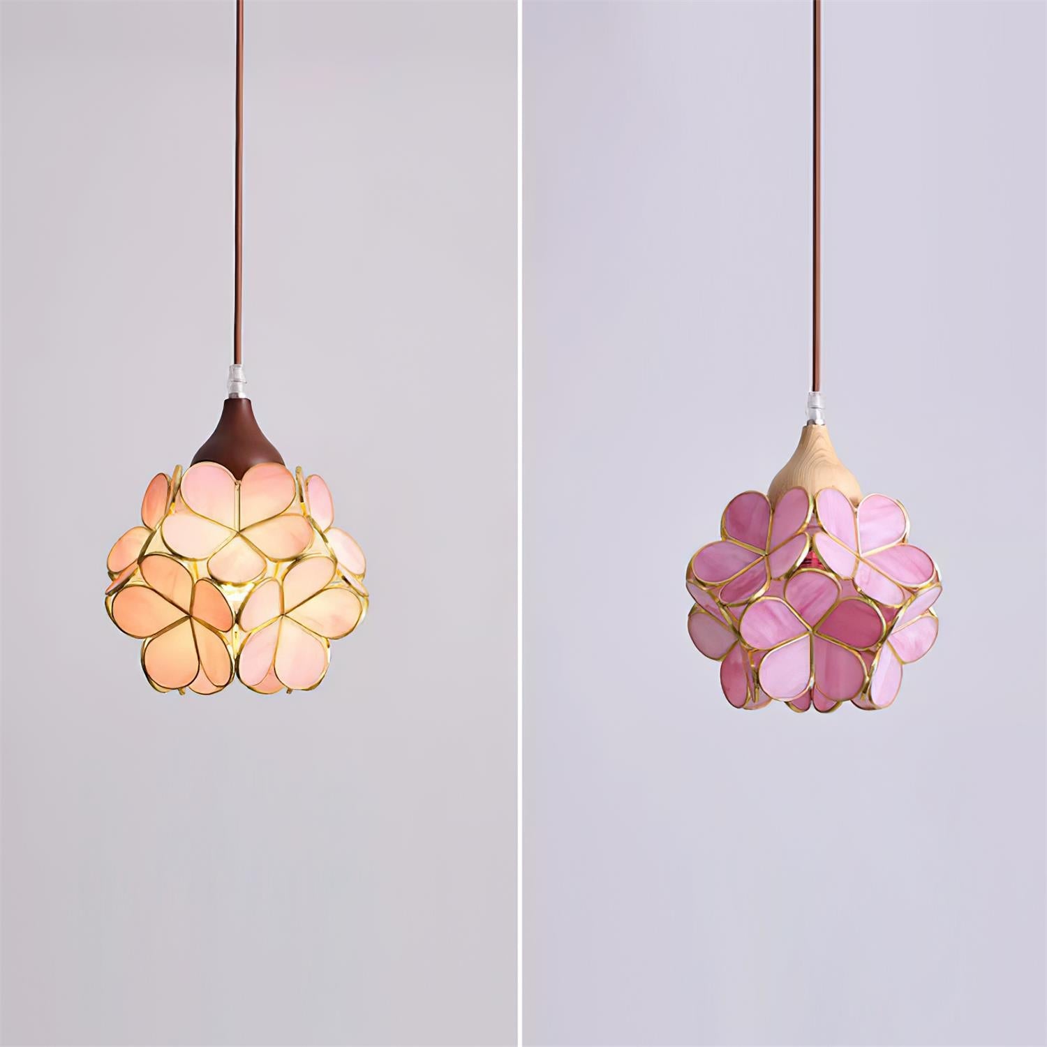 Veravo Flower Houtdesign Hanglamp