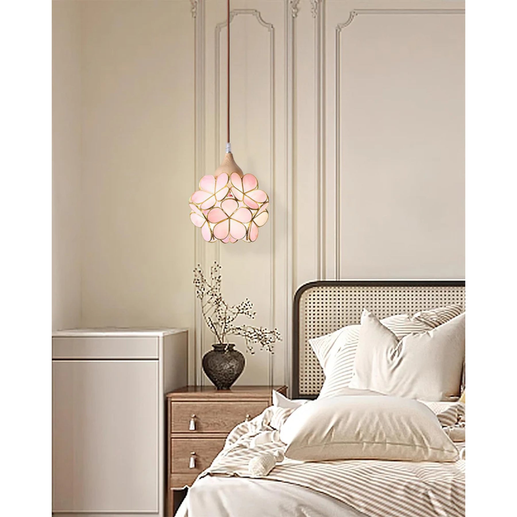 Veravo Flower Houtdesign Hanglamp