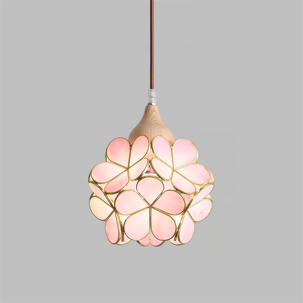 Veravo Flower Houtdesign Hanglamp