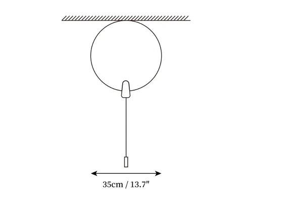 Brizon Ballon Plafondlamp