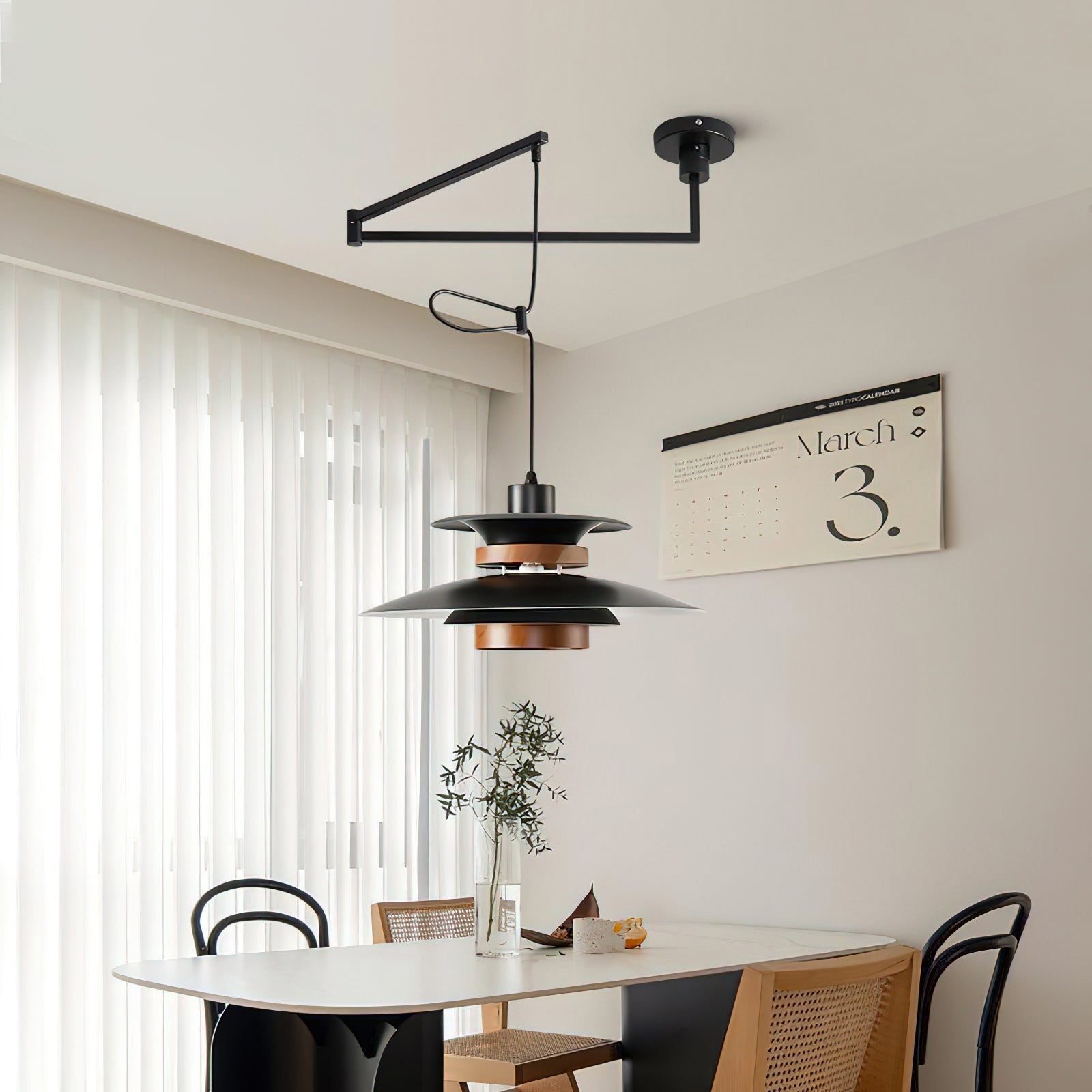 Marcero Swing Arm Hanglamp
