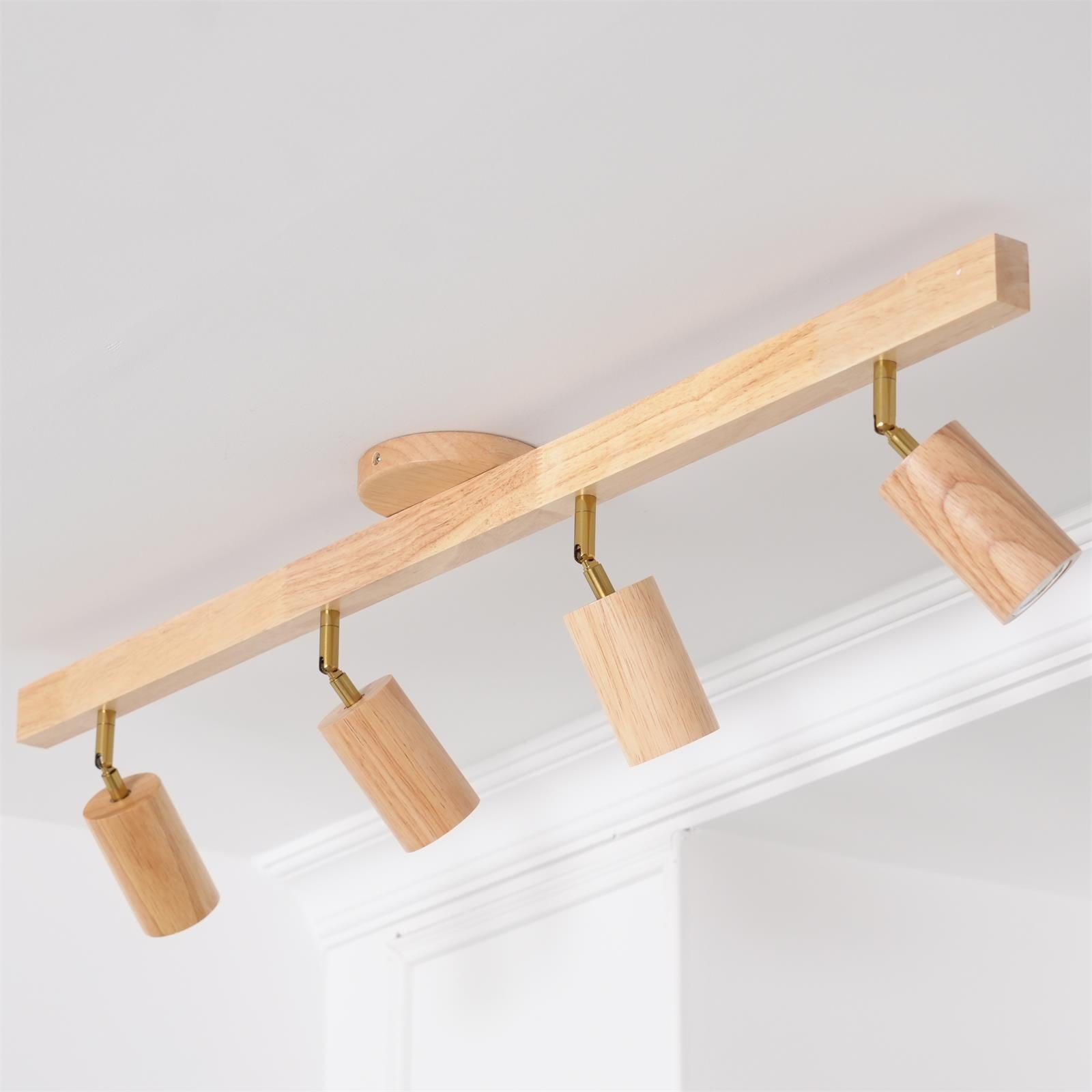 Lermo Houten Track Plafondlamp