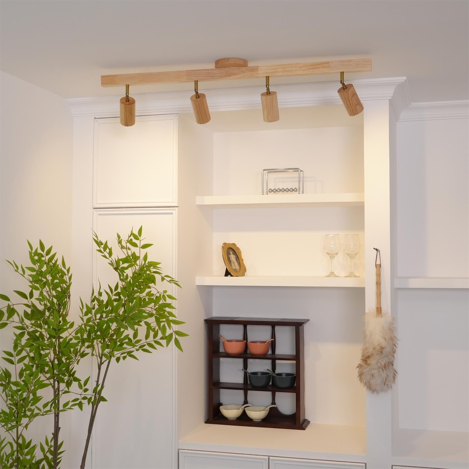 Lermo Houten Track Plafondlamp