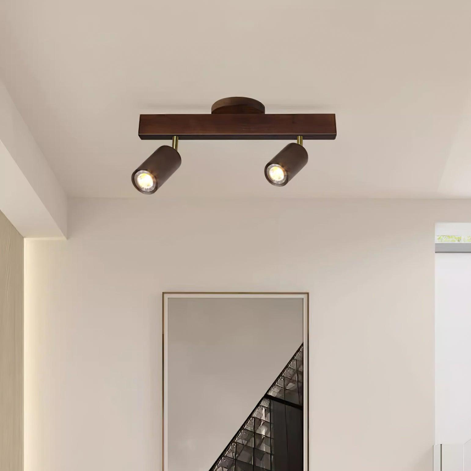 Lermo Houten Track Plafondlamp