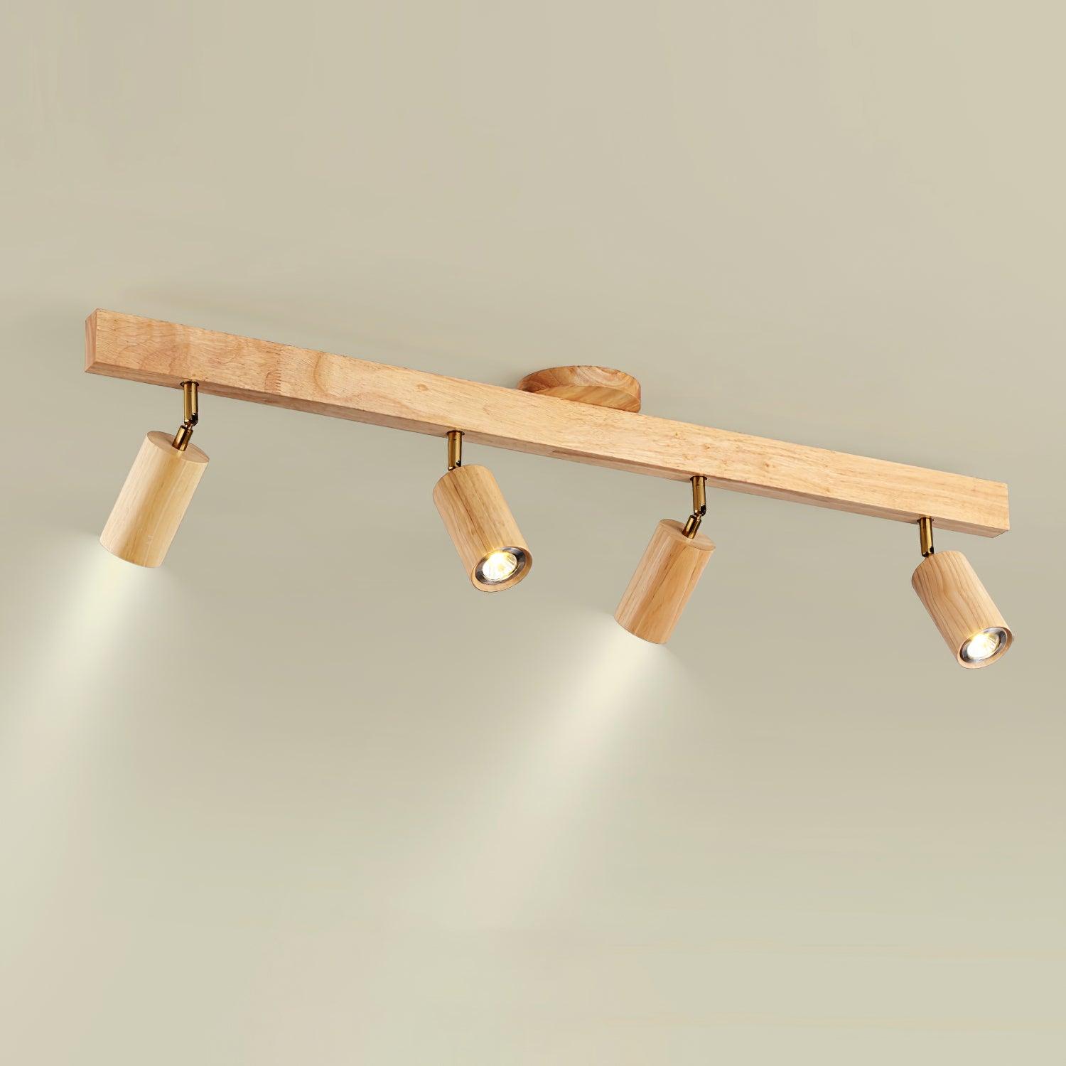 Lermo Houten Track Plafondlamp
