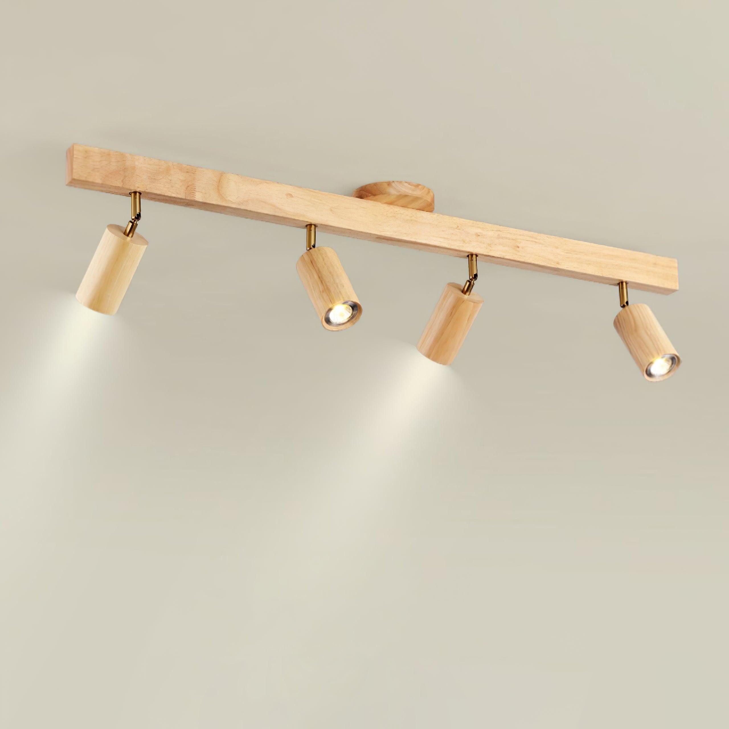 Lermo Houten Track Plafondlamp