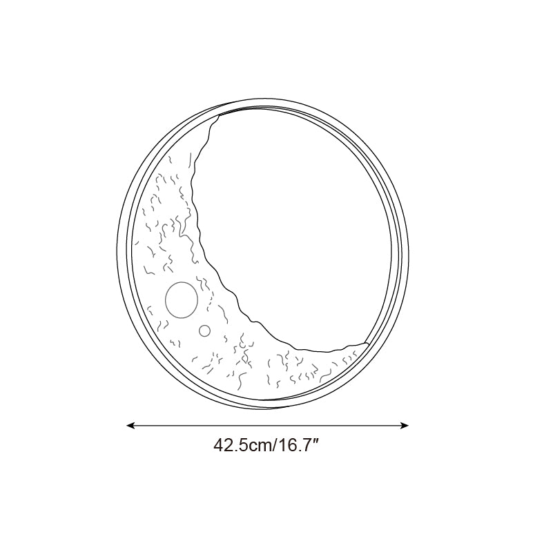 Monisa Maanontwerp Outdoor Wandlamp