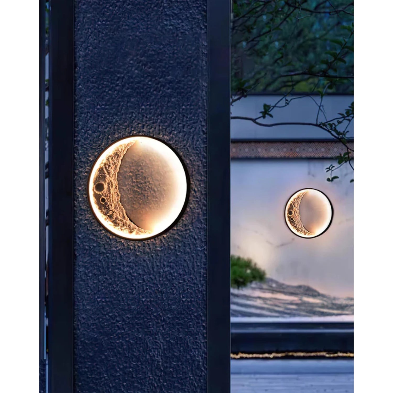 Monisa Maanontwerp Outdoor Wandlamp