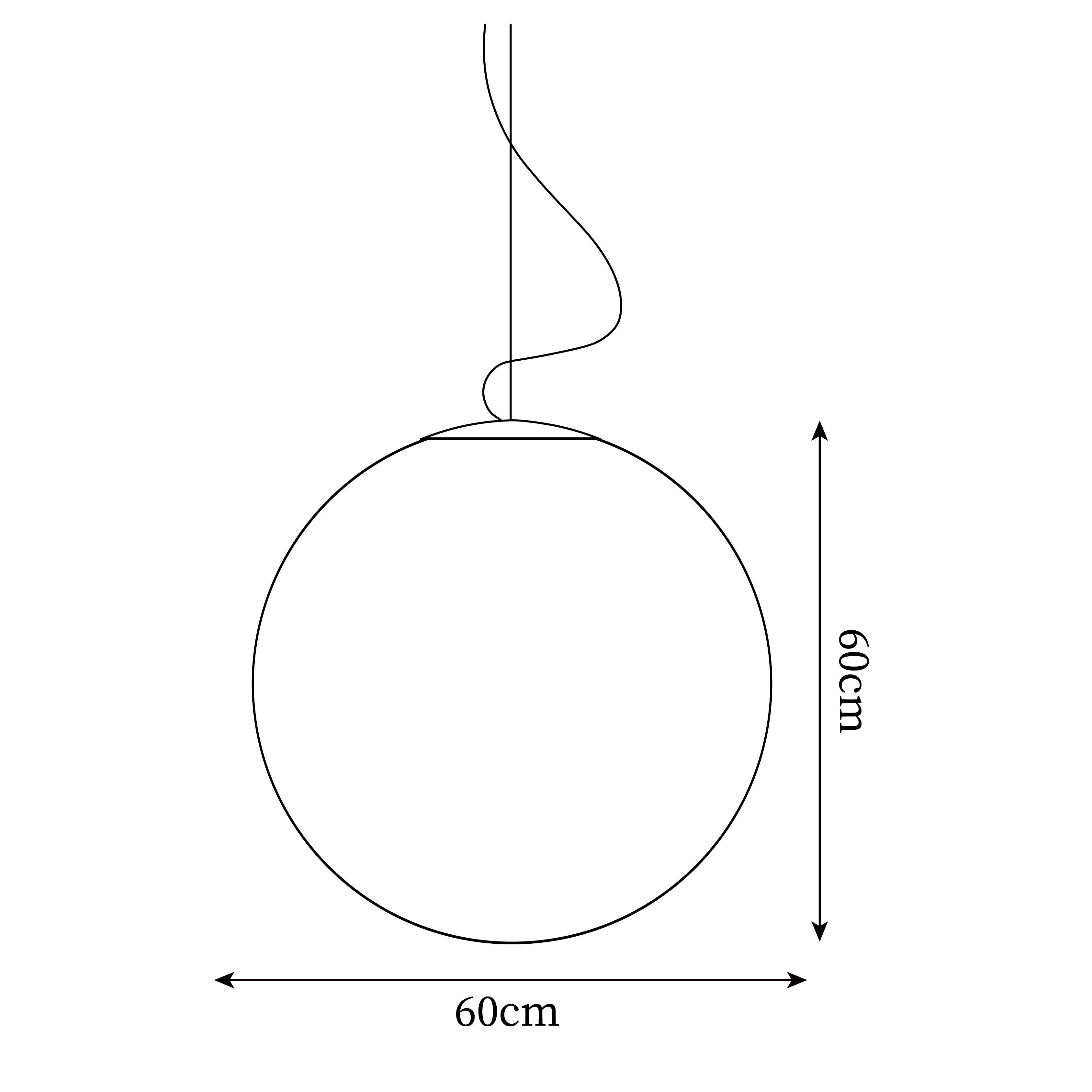 Monoma Maanontwerp Hanglamp