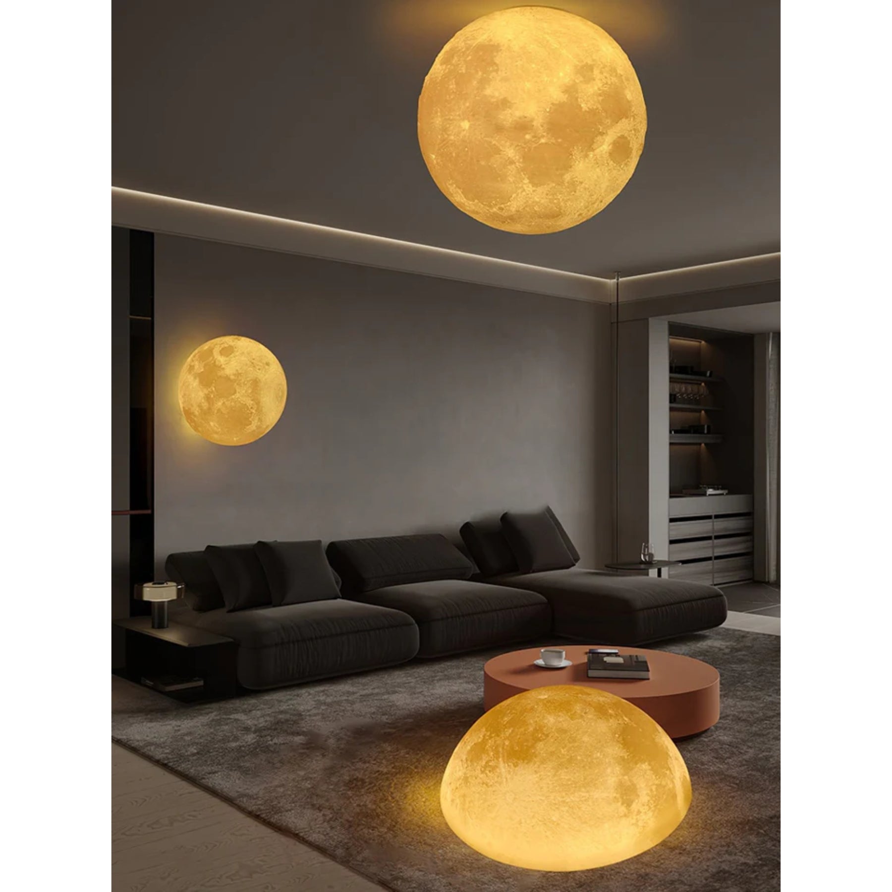 Tralvik Maanontwerp Wandlamp