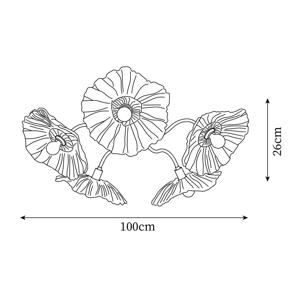 Ormenu Flower Plafondlamp