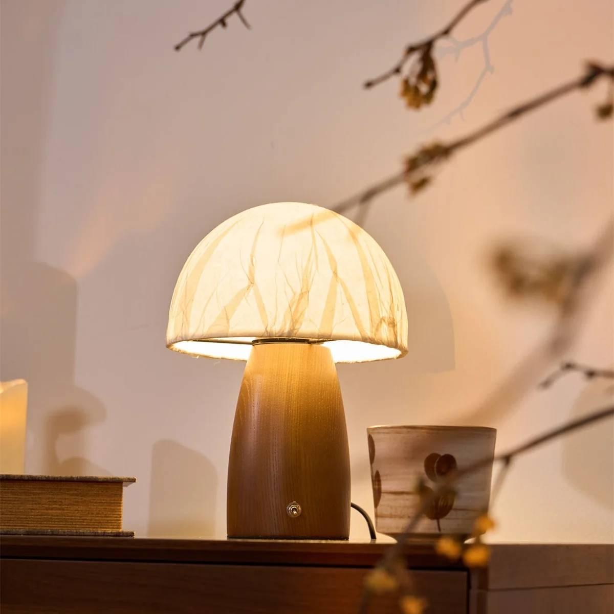 Lampada da tavolo Melsy Fungo