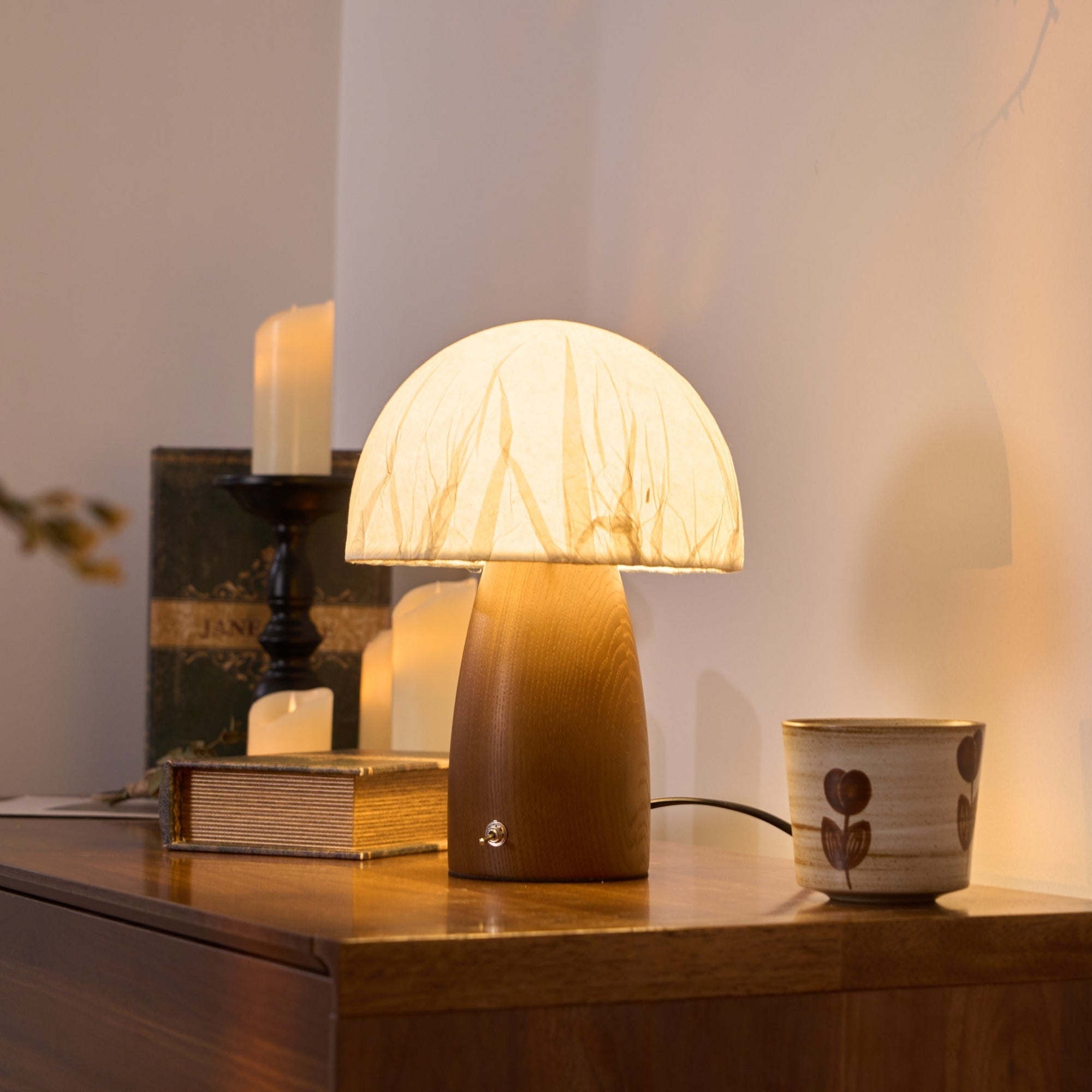 Lampada da tavolo Melsy Fungo