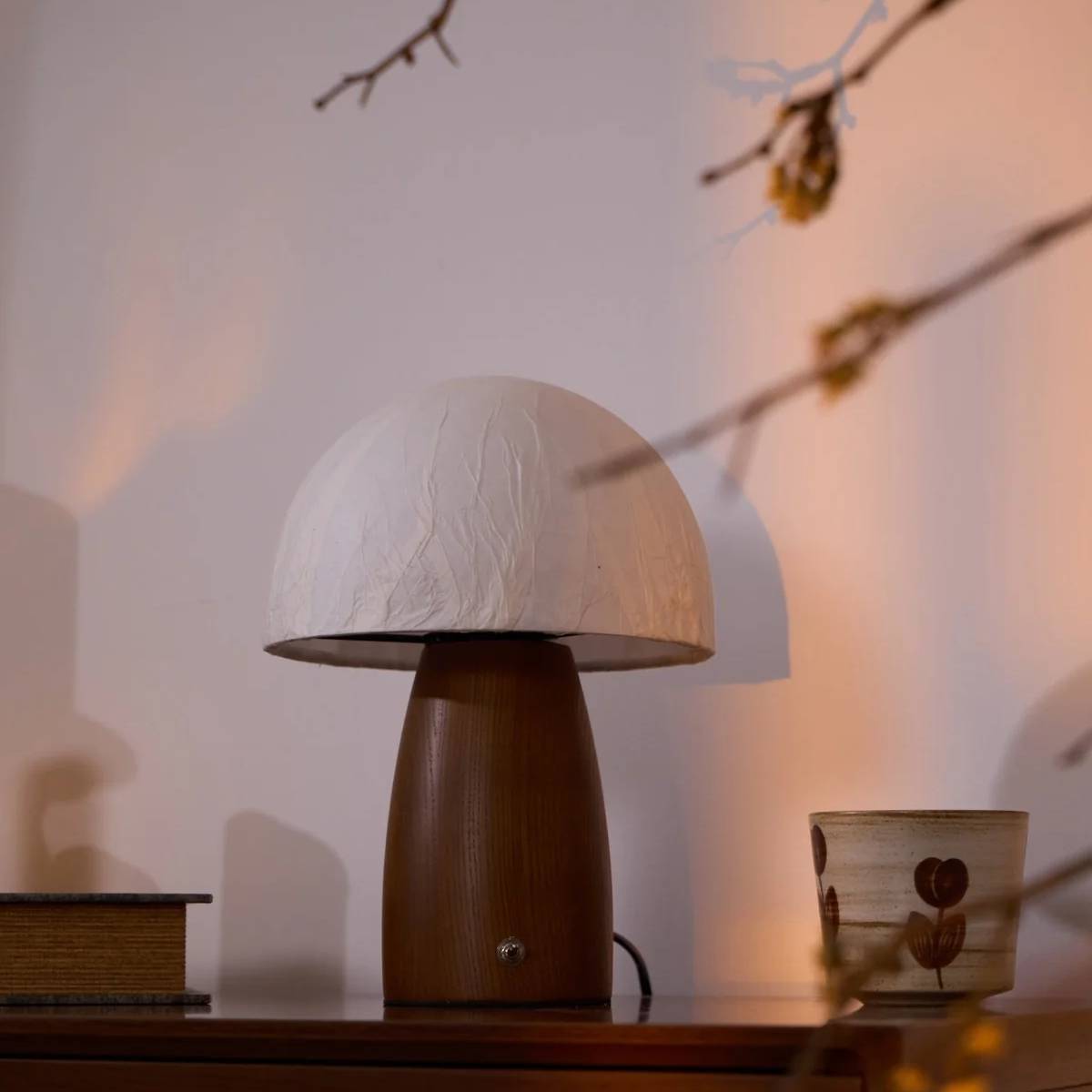 Lampada da tavolo Melsy Fungo