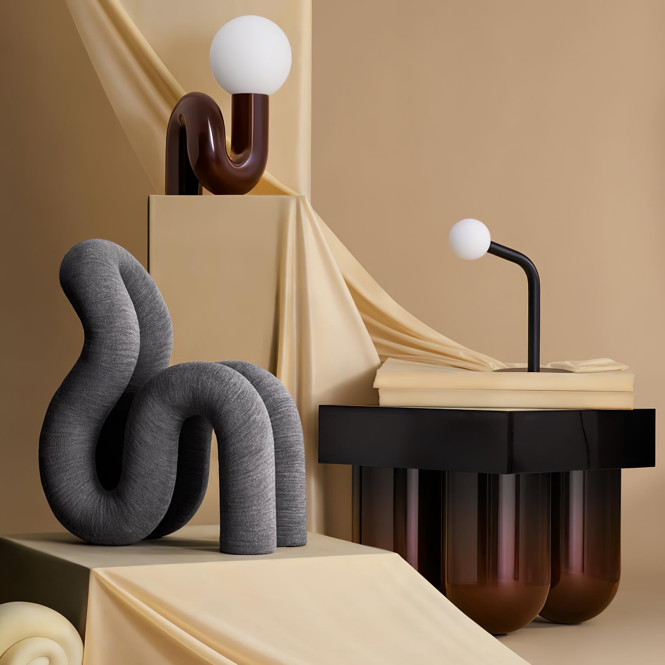 Curlshape Tafellamp