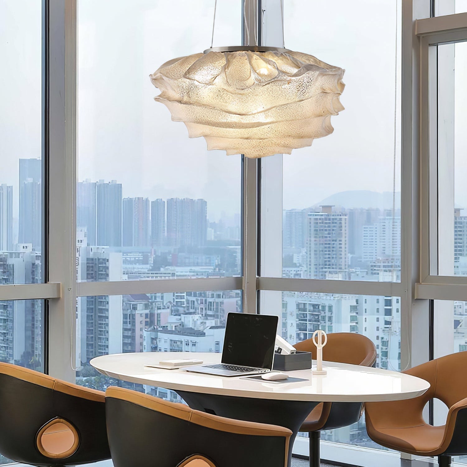 Lampada a sospensione Lunoment