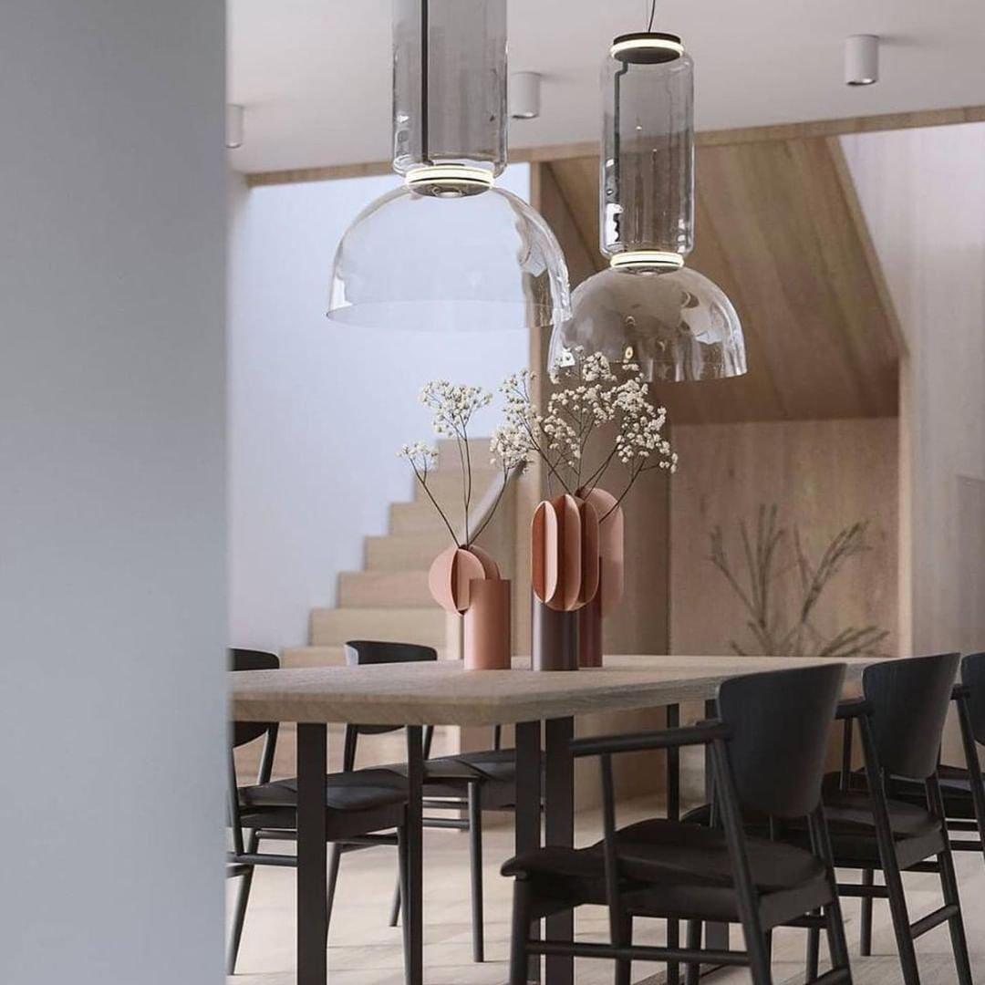 Teyylino Cilindrische Glazen Hanglamp
