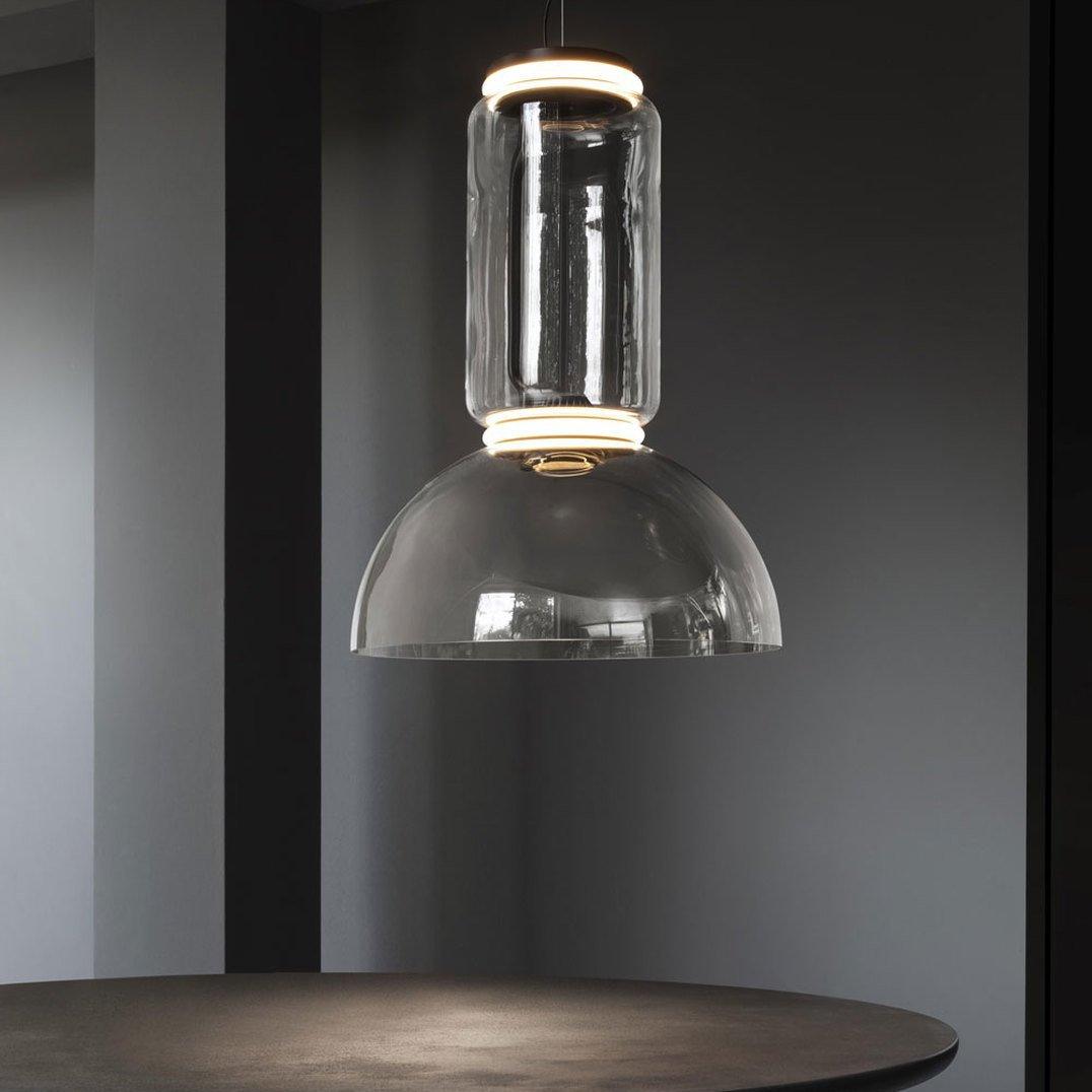 Teyylino Cilindrische Glazen Hanglamp