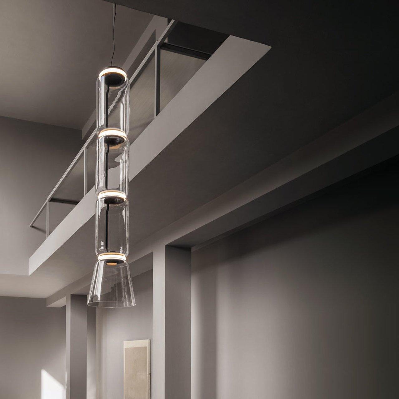 Teyylino Cilindrische Glazen Hanglamp
