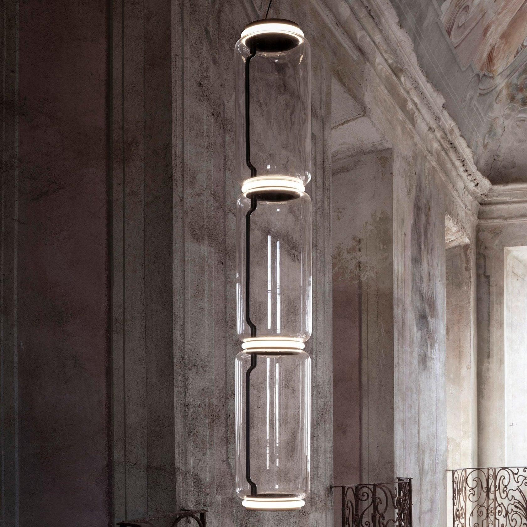 Teyylino Cilindrische Glazen Hanglamp
